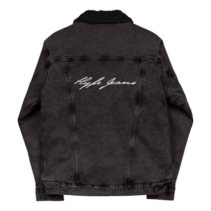 Hype Jeans Unisex denim sherpa jacket